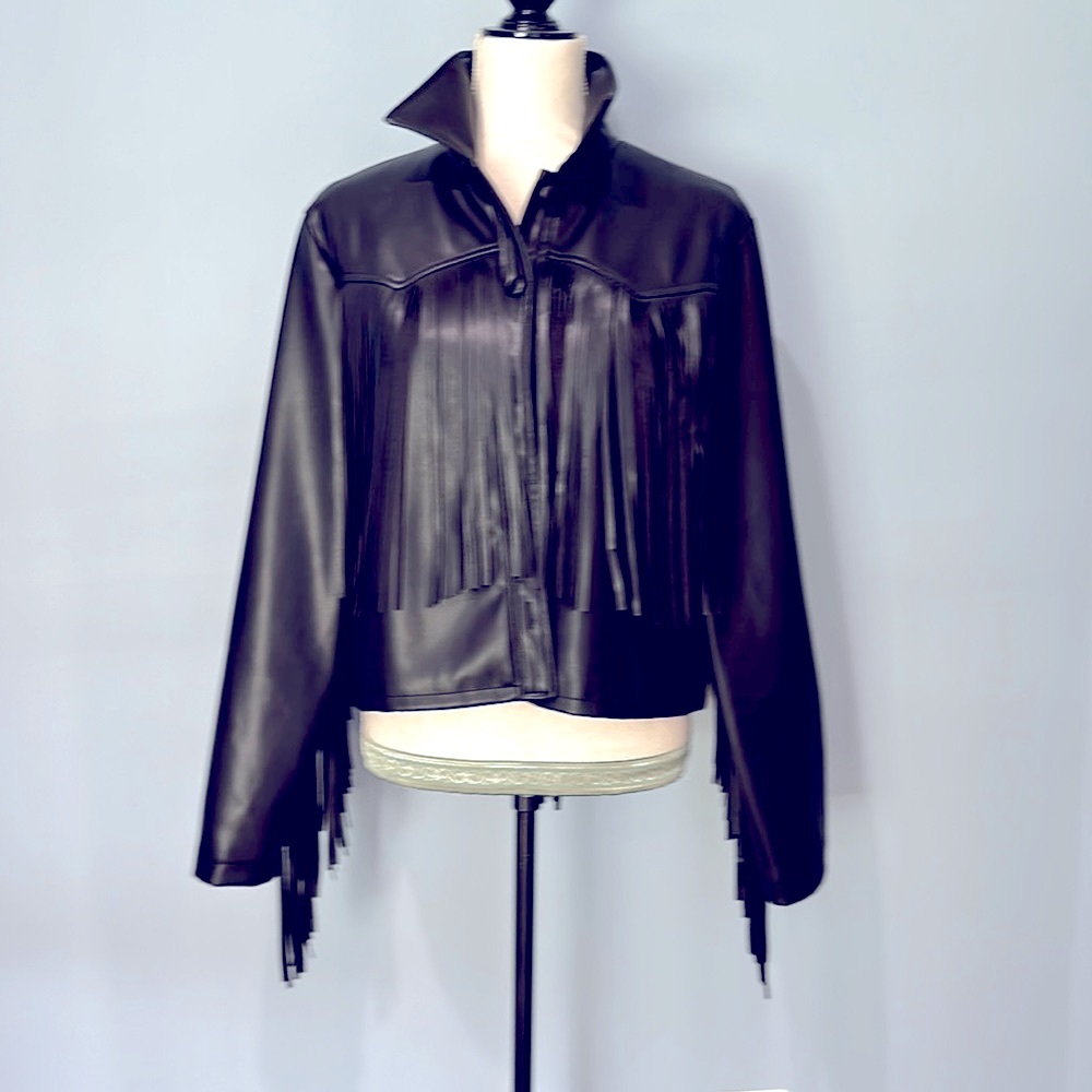 SALE🩷Knox Rose Vegan Leather Jacket